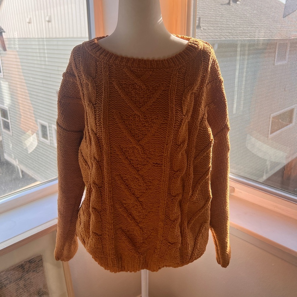 Primark gold knit sweater